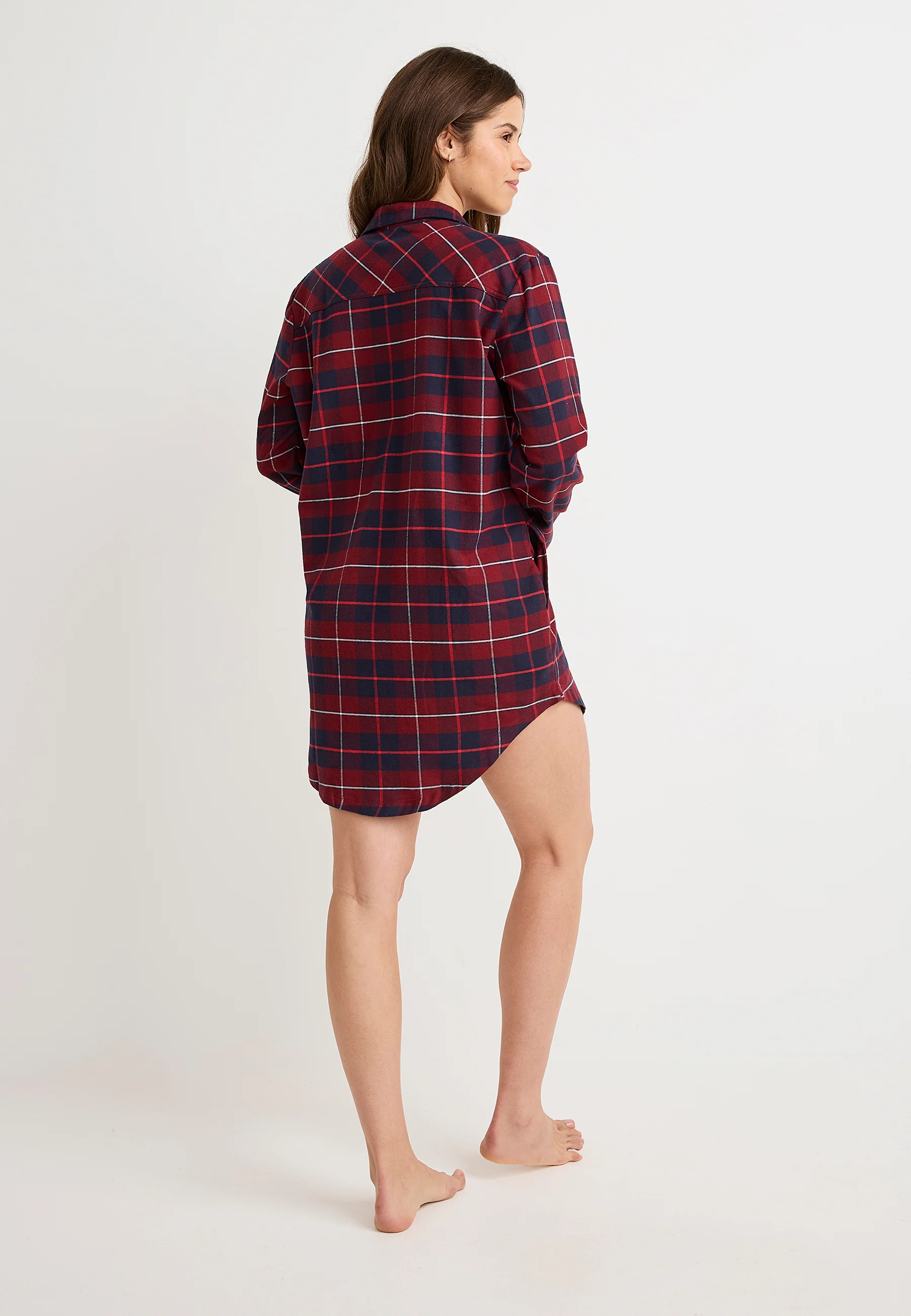 Jockey® Everyday Flannel Lounge Dress - Image 2