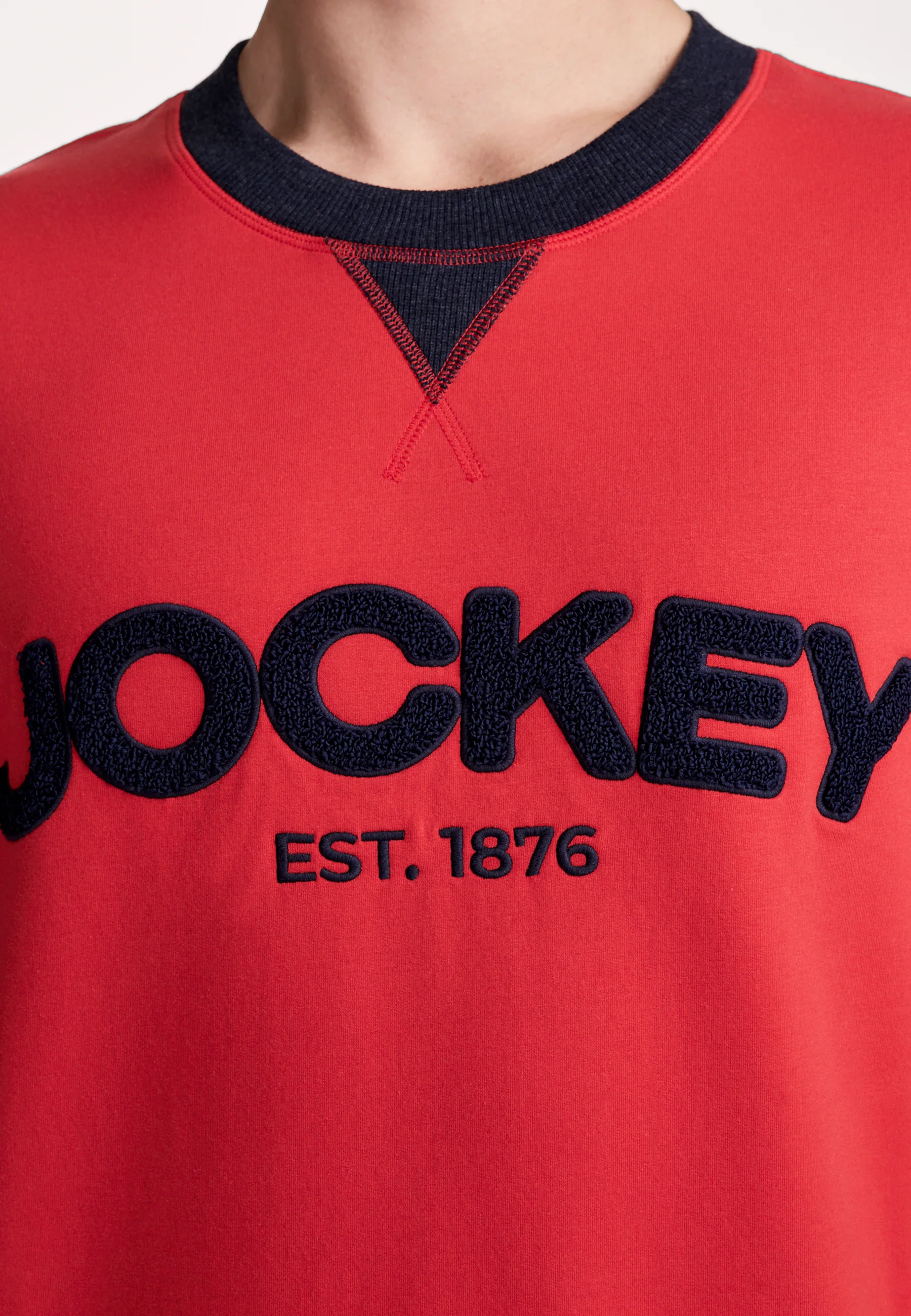 Jockey® Lightweight Cotton Blend Fleece Crew Sweatshirt - Image 6