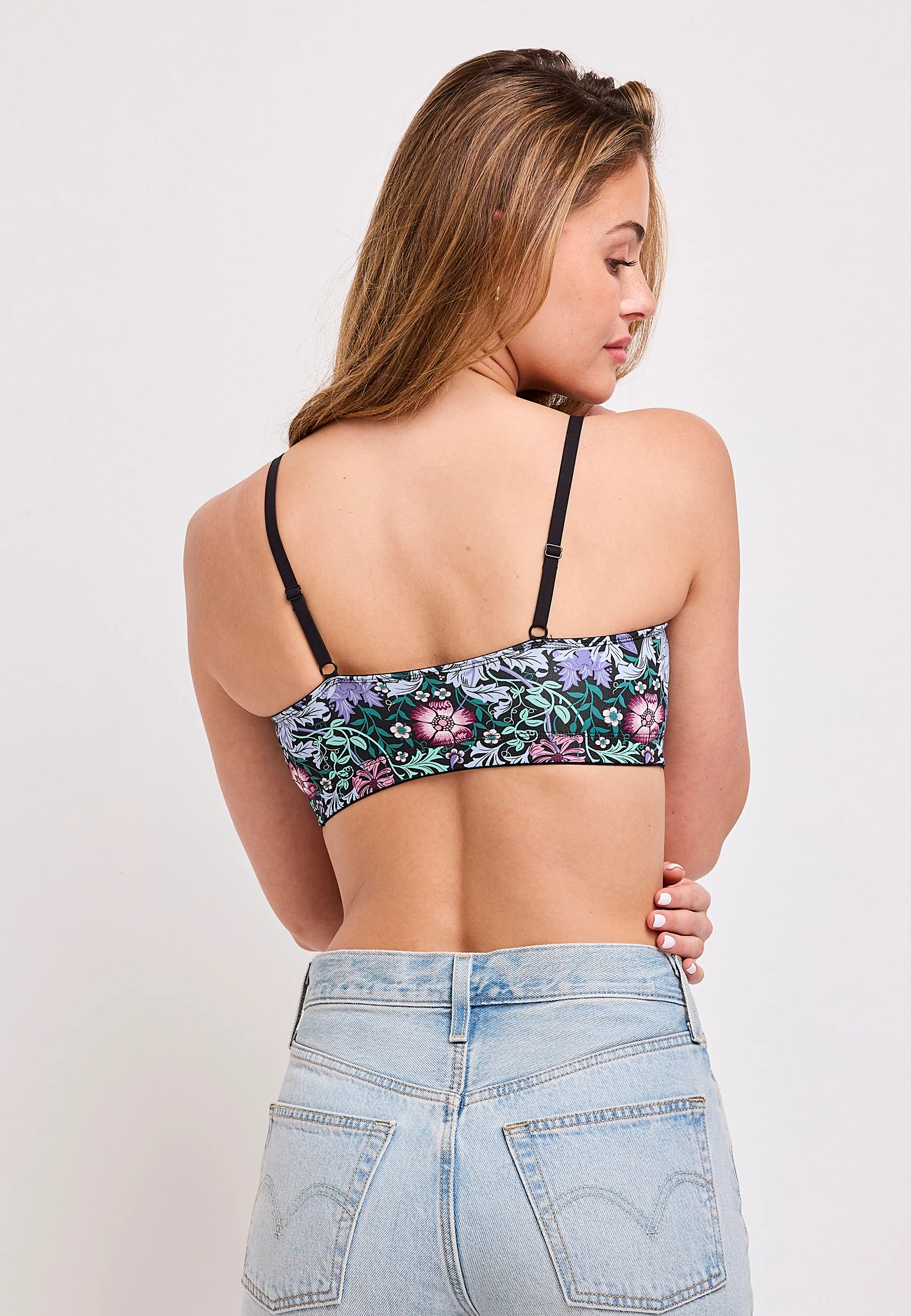 Jockey® Parisienne Soft Stretch Lace Microfiber Bralette - Image 41