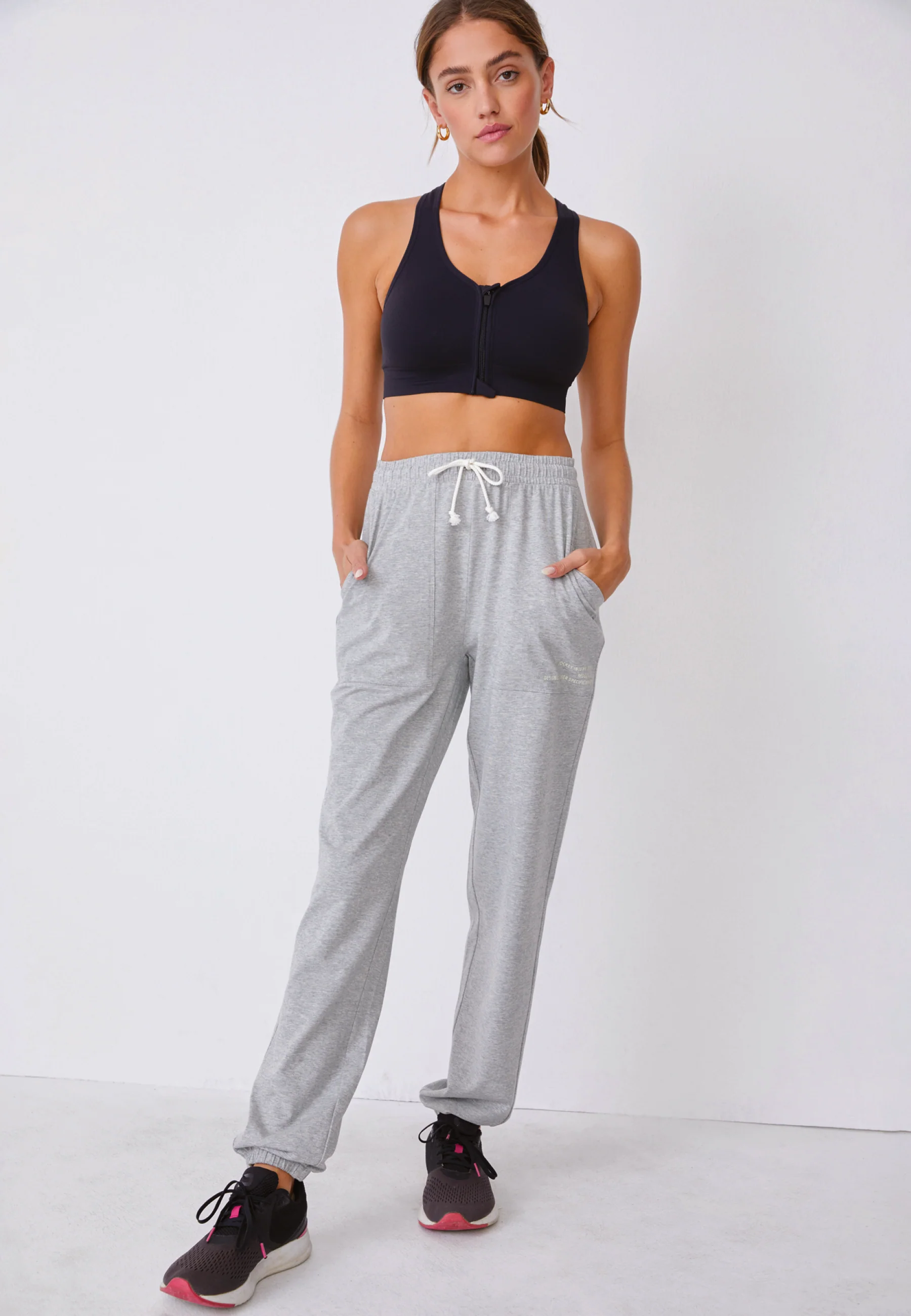 Jockey® Seamfree™ Mid Impact Zip Front Sports Bra - Image 5