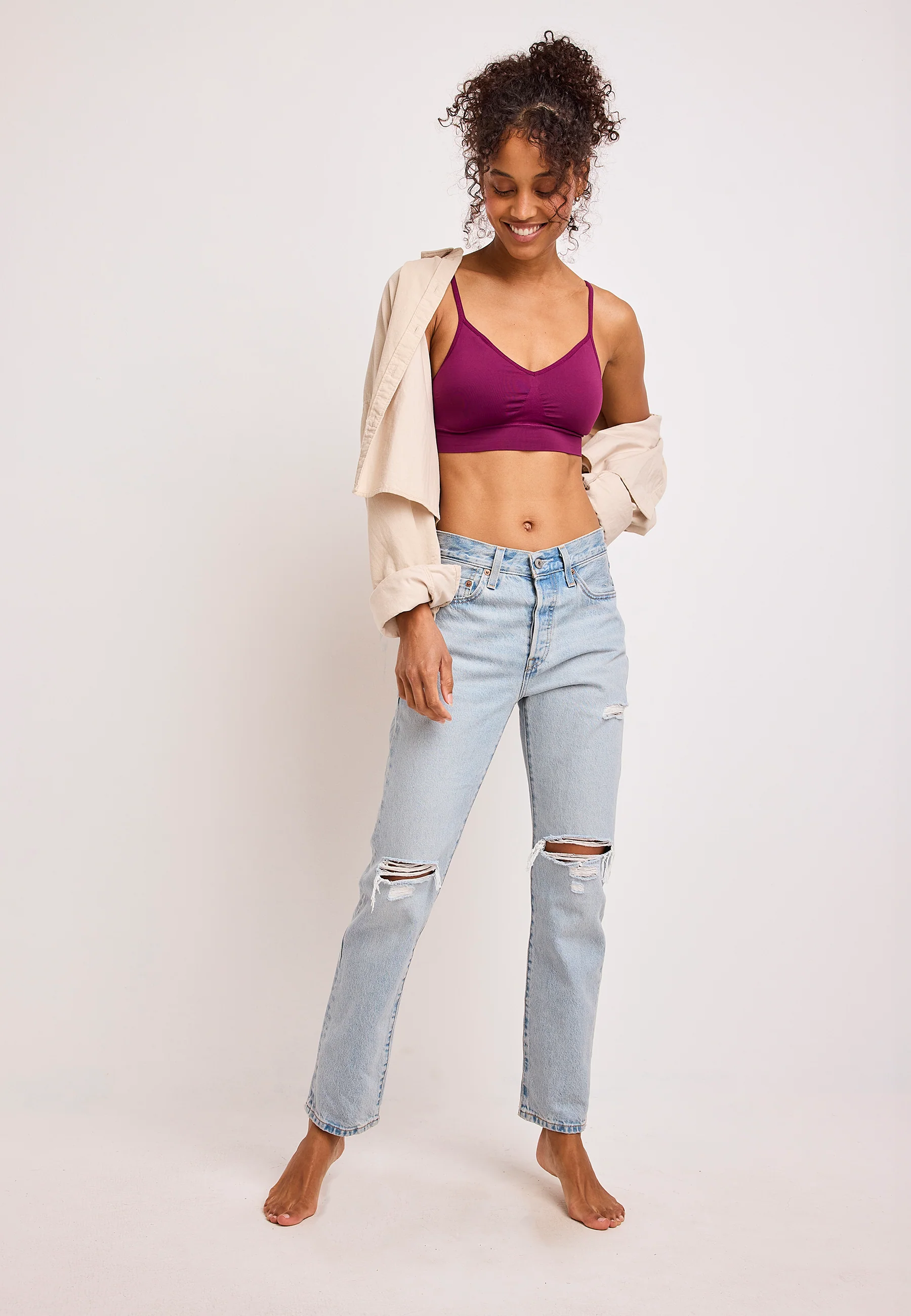 Jockey® Seamfree™ Stretch Cami Strap Bralette - 2 Pack - Image 27